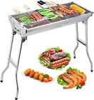 Barbecue Griglia a Carbone Professionale per 5-10 Persone, Barbecue Carbone Barb