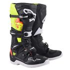 Stivali Alpinestars Tech 5 Mx Boots Nero Rosso Giallo Cross Enduro 43 EUR 9 US