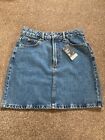 Primark denim mini skirt size 8