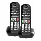 GIGASET E270 DUO TELEFONO CORDLESS SENIOR DOPPIO BLACK VIVAVOCE TASTI GRANDI