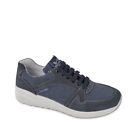 VALLEVERDE V92111A sneakers scarpe casual uomo in pelle blu