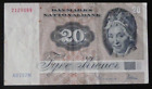 Banconota Danimarca 20 Kroner