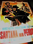 MANIFESTO    4  FOGLI     ORIGINALE    FILM    " SARTANA   NON  PERDONA "