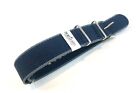 Cinturino orologio Morellato tessuto nylon militare blu grigio 18 20 22 mm