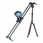 39"/100CM Carbon Fiber Camera Slider Track Rail Stabilizer w/ 360° Ball Head