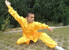 Kung Fu Tai Chi Uniform Martial Arts Suit Shaolin Changchuan Clothes Solid Color