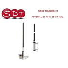 SIRIO "ORGINALE" THUNDER 27 ANTENNA 27 MHZ  25-29 MHz DA BASE