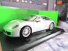 PORSCHE 911 Carrera S 991 Coupe 2012 18047SI silber Diecast Welly SP  1:18