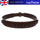 TOURBON Men Leather Revolver Handgun Ammunition Belt for .44/45mag Bullets Gift