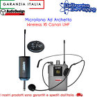 Microfono Ad Archetto Wireless 16 Canali UHF