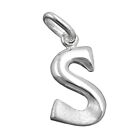 Ciondolo Lettera S Di 925 Argento Sterling, Ciondolo da Collana per Donna