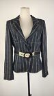 ARMANI COLLEZIONI GIACCA LINO DONNA TG.46 LINEN JACKET WOMAN ITALY VINTAGE