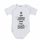 Body neonato io tifo JUVE come il mio papà N 239