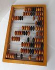 Vintage Russian Wooden Abacus - Wood Calculator, USSR Retro Math Tool