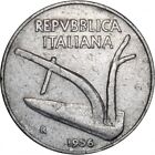 10 LIRE 1956 - ARATRO E SPIGHE - REPUBBLICA ITALIANA - BB -