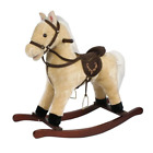 CAVALLO A DONDOLO IN LEGNO per bambini altezza 64 cm GIOCO BAMBINI GIOCATTOLO