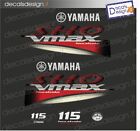 Adesivi calandra motore marino fuoribordo Yamaha 115 cv vmax sho