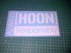 Always Hoon Ken Block 43 Hoonigan 200m Sticker Decal DC Shoes