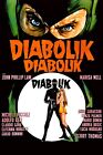 DIABOLIK FILM 1968 POSTER LOCANDINA 45X32CM CINEMA