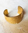 Vintage 90s Bracelet Doré Poême Lancôme Paris Dlg Line Vautrin