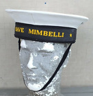 Berretto vintage marinaio Marina Militare Nave Mimbelli tg. 60