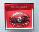 EL CHARRO Fibbia Mod. 886 Pelle 7x10 Originale VINTAGE Cintura ANNI 80 PANINARO