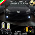 COPPIA LAMPADE FENDINEBBIA HB4 LED CREE COB CANBUS VW GOLF 6 VI 100% NO ERROR