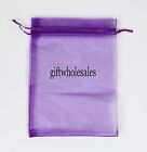 50 Organza Gift Bags Jewellery Christmas Packing Pouches Wedding Party Favour