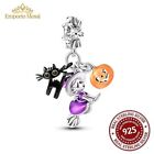 Charm Strega di Halloween Argento S925