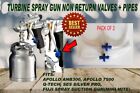 Apollo Spray gun One way valve, fuji, Q-Tech,Wagner,Graco,HVLP Turbine Spray,