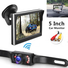 Telecamera di retromarcia per auto con monitor LCD 5" camion bus wireless tel...