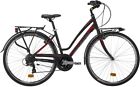 Bici ATALA DISCOVERY S 28"  Donna Nero / Rosso Cambio 21V  Passeggio - City Bike