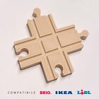 INCROCIO pezzo per pista trenino - Brio, Ikea Lillabo, Lidl, Thomas Compatibile