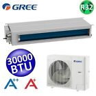 Climatizzatore mono canalizzato Gree 30000 Btu R32 media pressione A++ / A+ coma