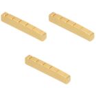 3 Sets Gitarrenmutter Gitarrenbrücke Sattel Ersatzteile Zubehör