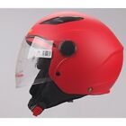 CASCO BIMBO ROSSO  DEMI-JET PER MOTO E SCOOTER