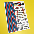 18th scale RC MARTINI stickers decals to fit losi mini xray hpi associated etc