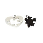 Collana Cuore Forma Di Collane Coppia Pendente Puzzle Acciaio Inossidabile