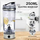 Portable Electric Shaker Blender Drink Cup Protein Nutrition Mixer Bottle 250ML