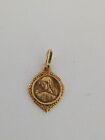 Medaglia Sacra Vintage in oro giallo 18kt