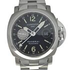 with paper PANERAI Luminor GMT PAM00161 date titanium Automatic Men s I#133494