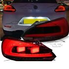 COPPIA FANALI POSTERIORI LED ROSSO SMOKE PER VW SCIROCCO III 08-14 NEW