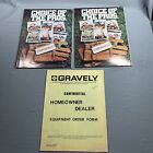 Vtg 1977 Gravely Tractor Advertising Booklets Brochures