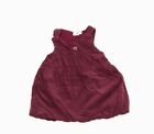 Prenatal Baby Cord-Kleid Ballonkleid gefüttert festlich Gr.68 weinrot bordeaux