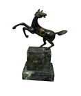 Antique sculpture horse silver