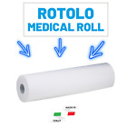 6 Rotoli Carta Lettino MEDICAL ROLL 80MT Lenzuolino Medico 60cm Estetista Rotolo