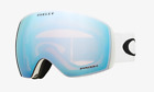 Oakley 7050 91 Flight Deck L Maschera Neve Snow Goggles Matte White Prizm Sapph.