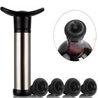 Wine Saver Pump with 4 Vacuum Bottle Stoppers Stainless Steel Bottle Vacuum Save