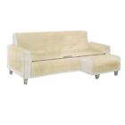 Copridivano trapuntato Relax scudo con penisola 240 cm - beige