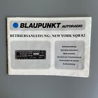 Blaupunkt New York SQR82 Original Operating Manual